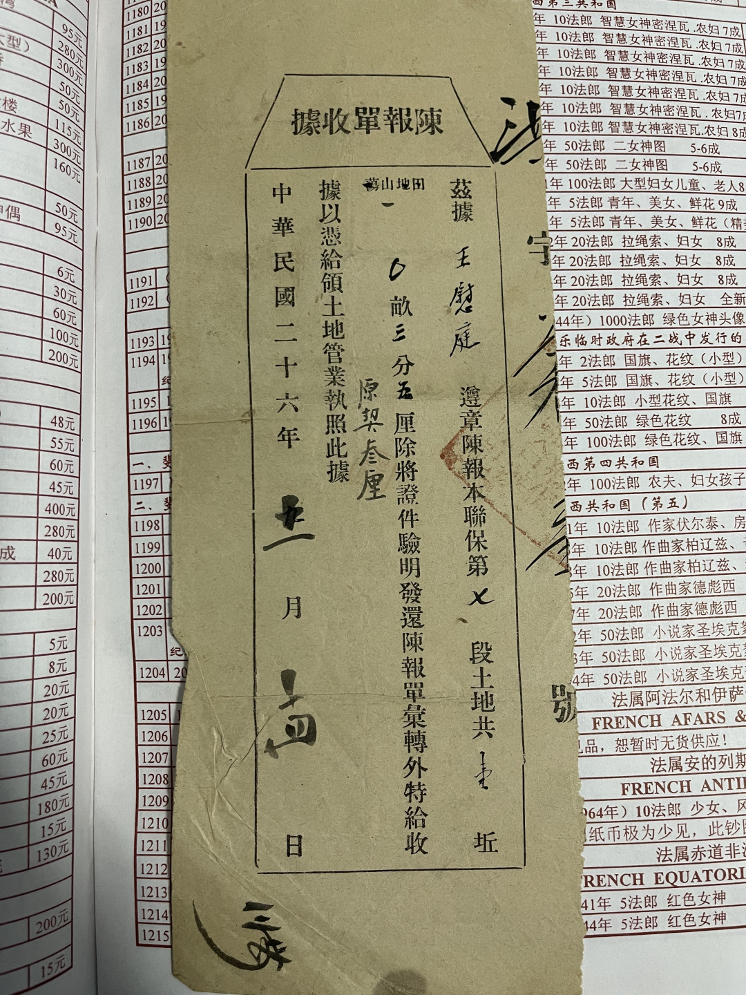 CSIS-GREAT评级精品钱币拍卖第一百零七期 民国纸品