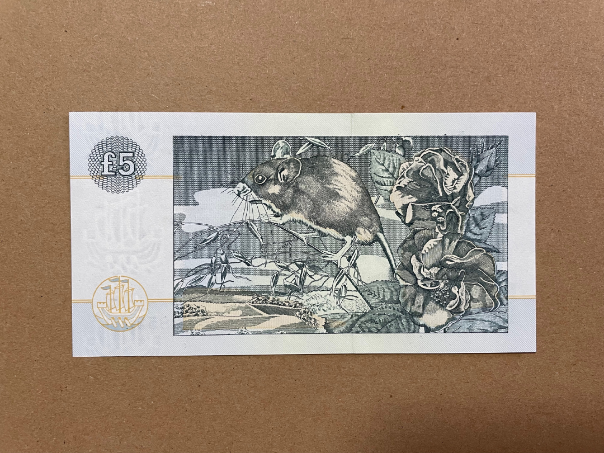 《张总收藏》36期—欧洲精品 苏格兰5镑 UNC 2002年 克莱斯戴尔银行 苏格兰民族诗人罗伯特·彭斯 无47