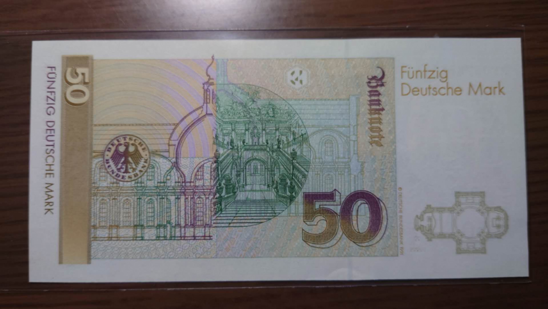【囧羊收藏】精选微拍第37期暨2021年第28期 各国纸币精选 【一口价已售出，勿出价】1993年德国50马克 全新UNC