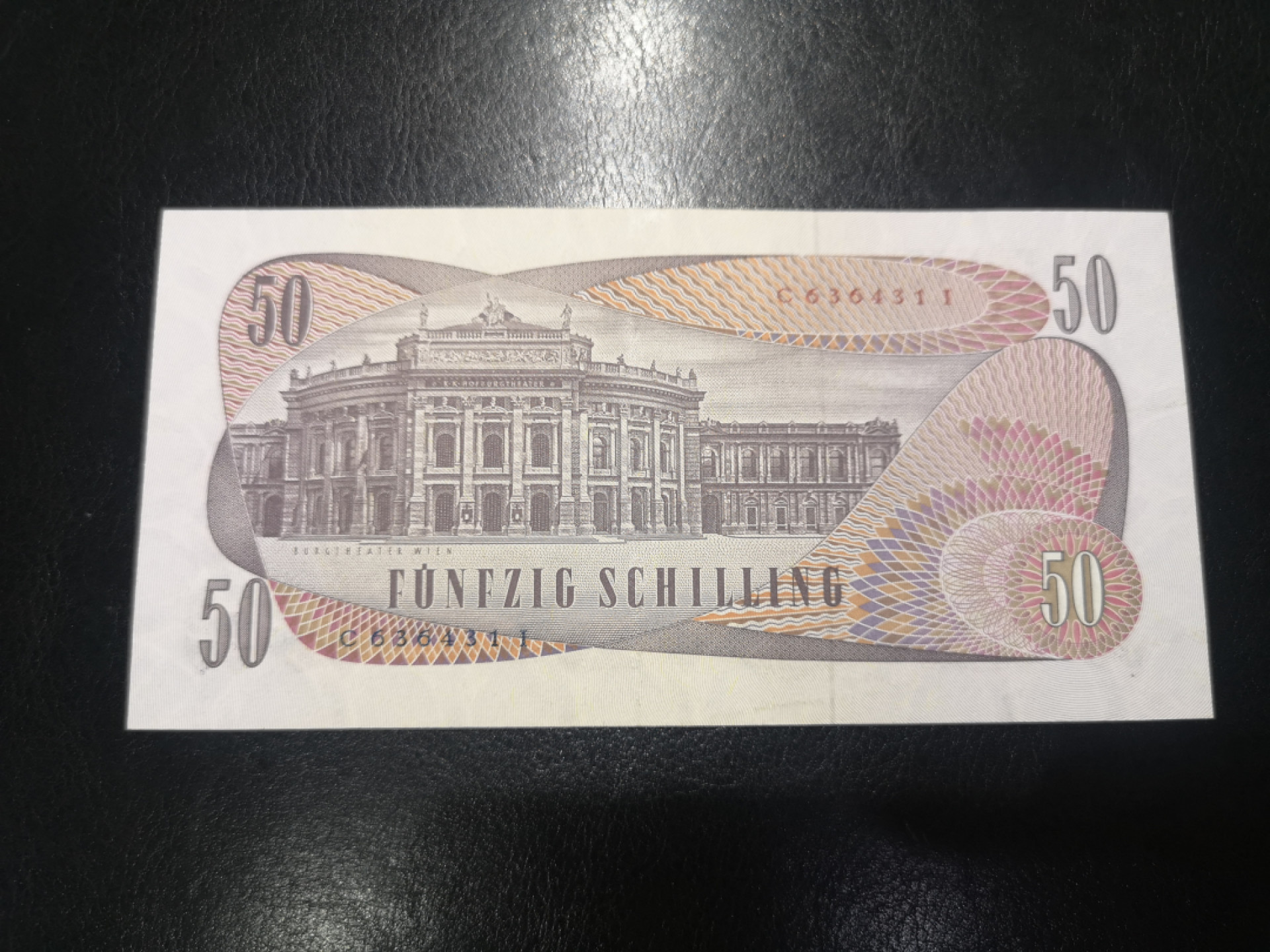 《外钞收藏家》第一百二十八期拍卖 1970年奥地利50先令 全新UNC