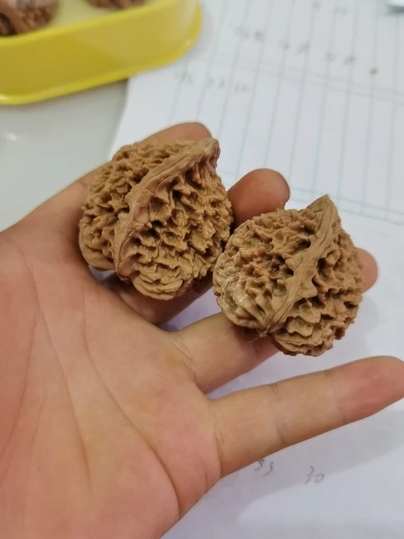 文玩核桃，满天星异型半壁江山