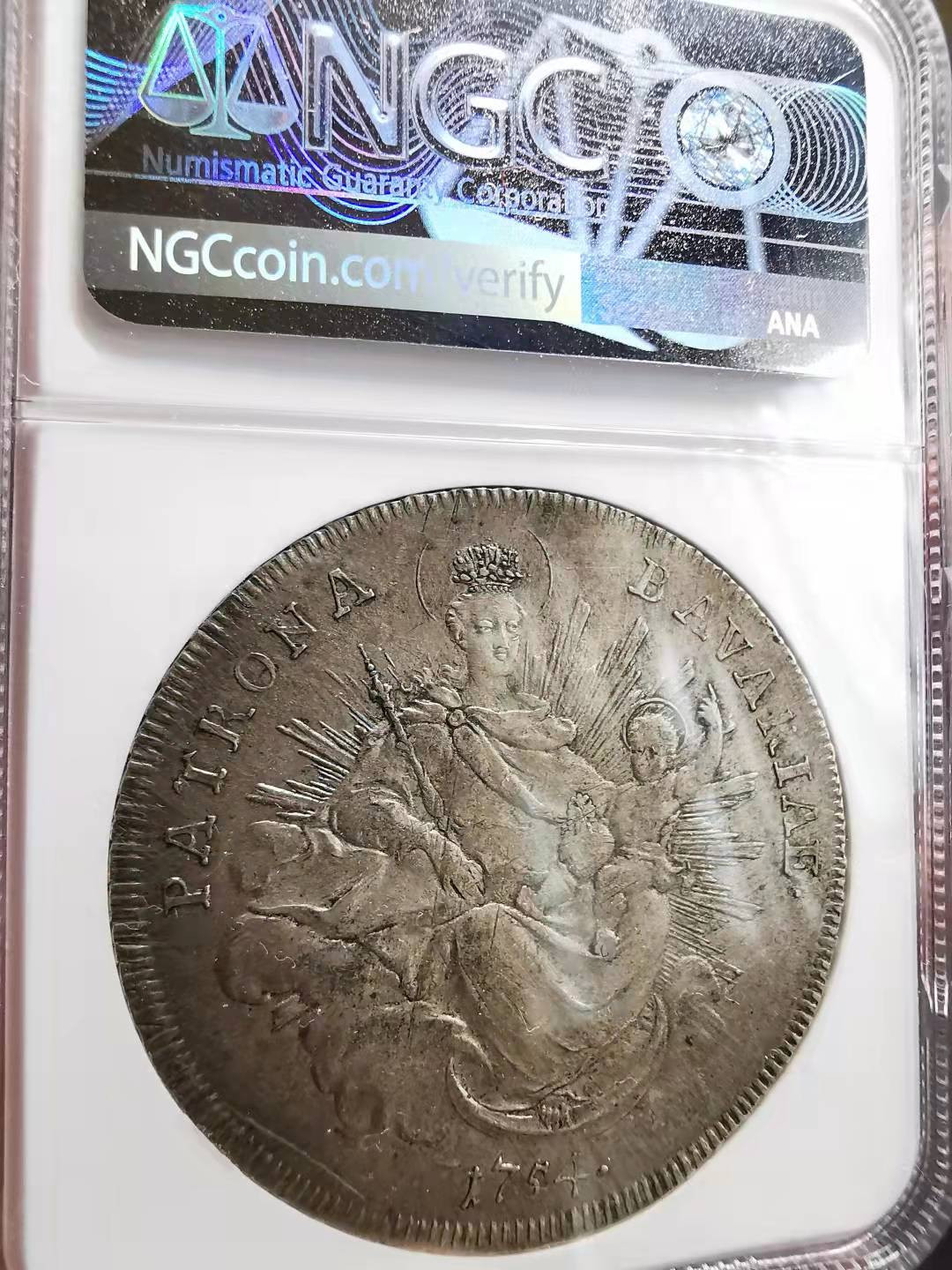 凡希社世界钱币微拍副品交流自动拍专场三 荐！1754巴伐利亚泰勒大银NGC-UNCD