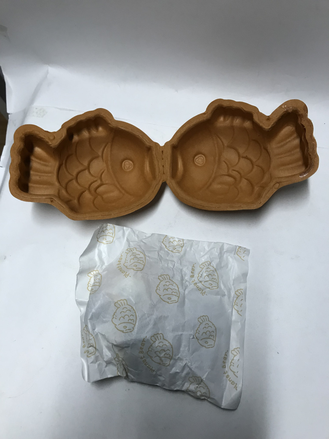 零元拍：白熊百货PANPAN盲盒公仔，鲷鱼烧外盒超级可爱，里面是一只卧姿PANPAN，先行货品尝鲜，大货还没上市