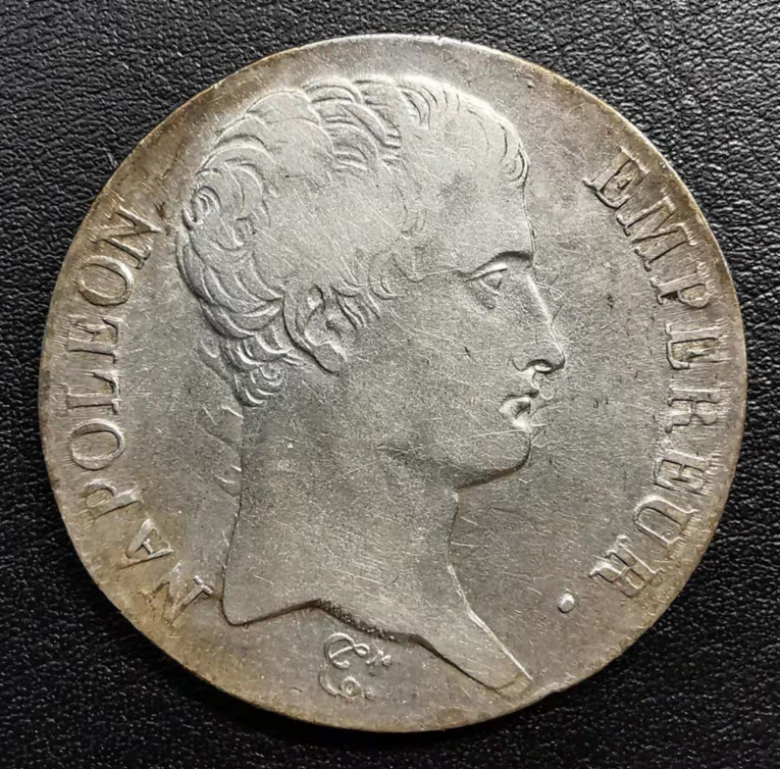 凡希社世界钱币微拍副品交流自动拍专场三 1806拿破仑5法郎VF