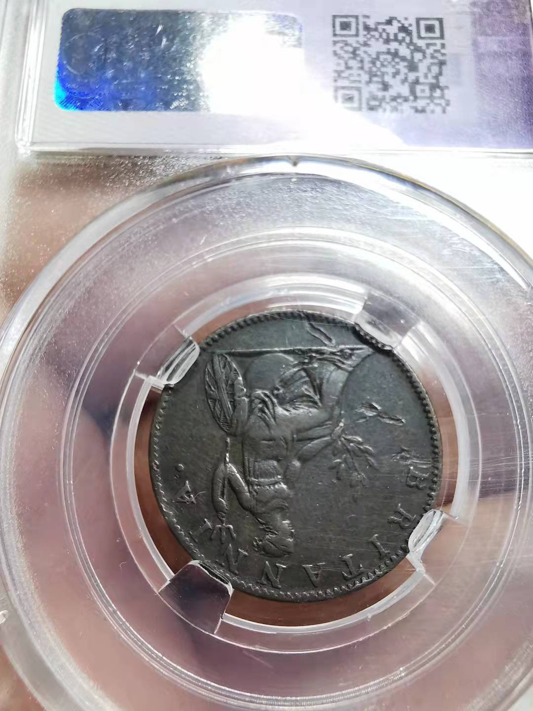 凡希社世界钱币微拍副品交流自动拍专场三 1819爱奥尼安2L铜币