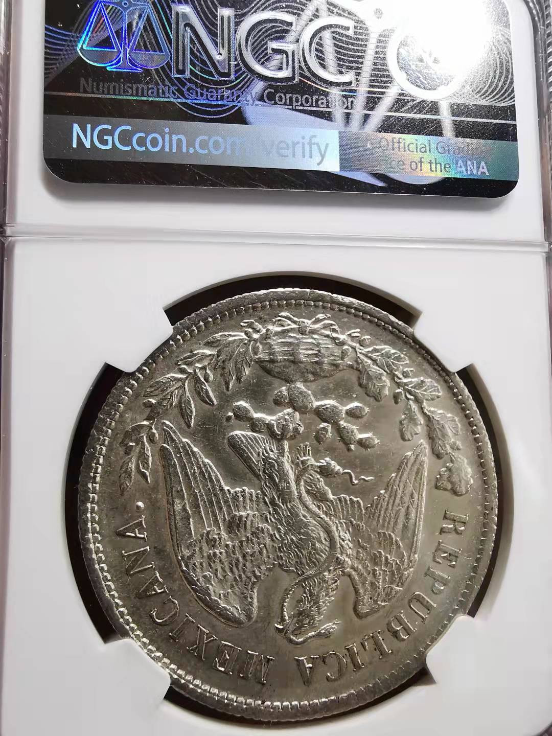 凡希社世界钱币微拍副品交流自动拍专场三 1899墨西哥直边鹰洋NGC-UNCD