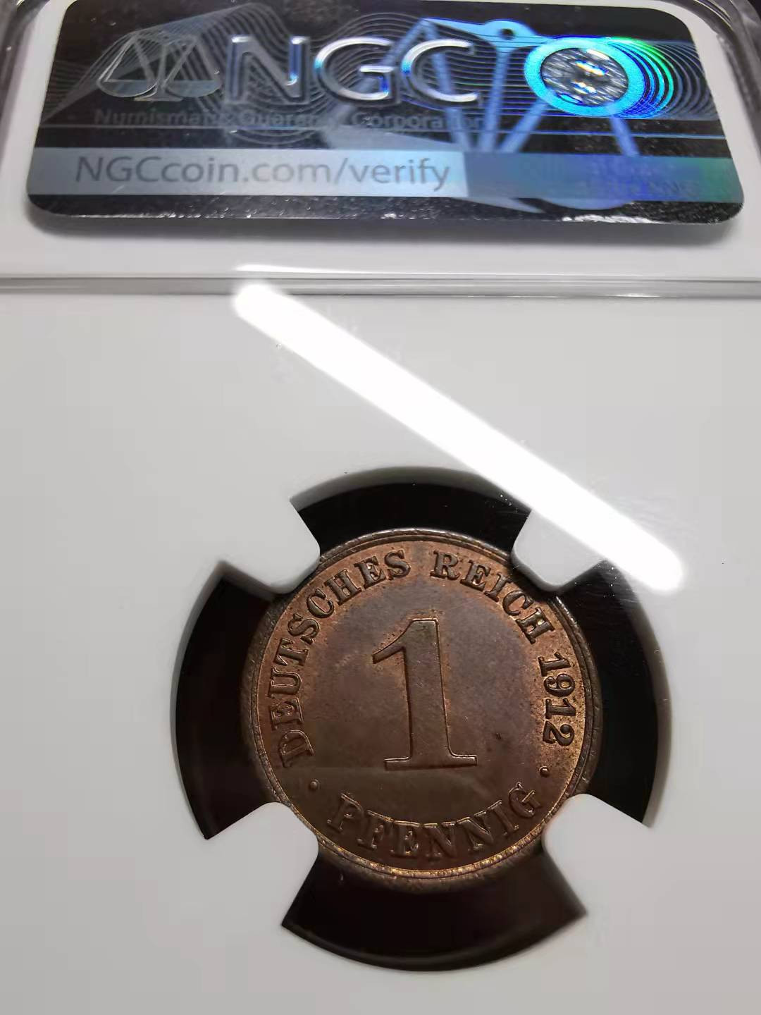 凡希社世界钱币微拍副品交流自动拍专场三 1912A德国芬尼NGC-MS63标签有误