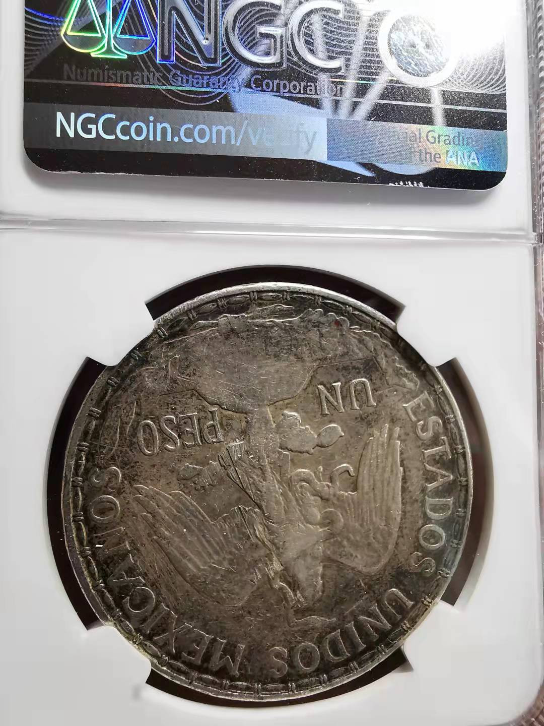 凡希社世界钱币微拍副品交流自动拍专场三 1910墨西哥骑马比索NGC-XFD