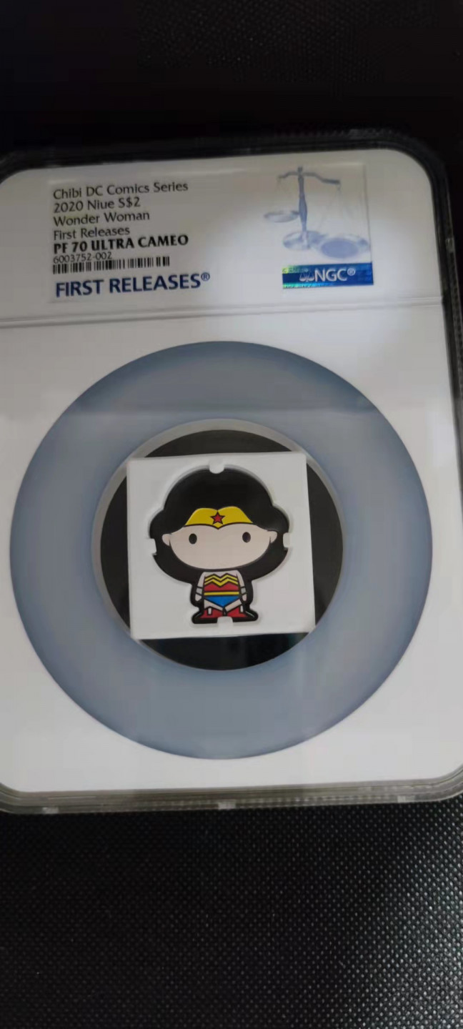 随心拍&Getcoins】钱币拍卖第101期 chibi超人系列   女超人