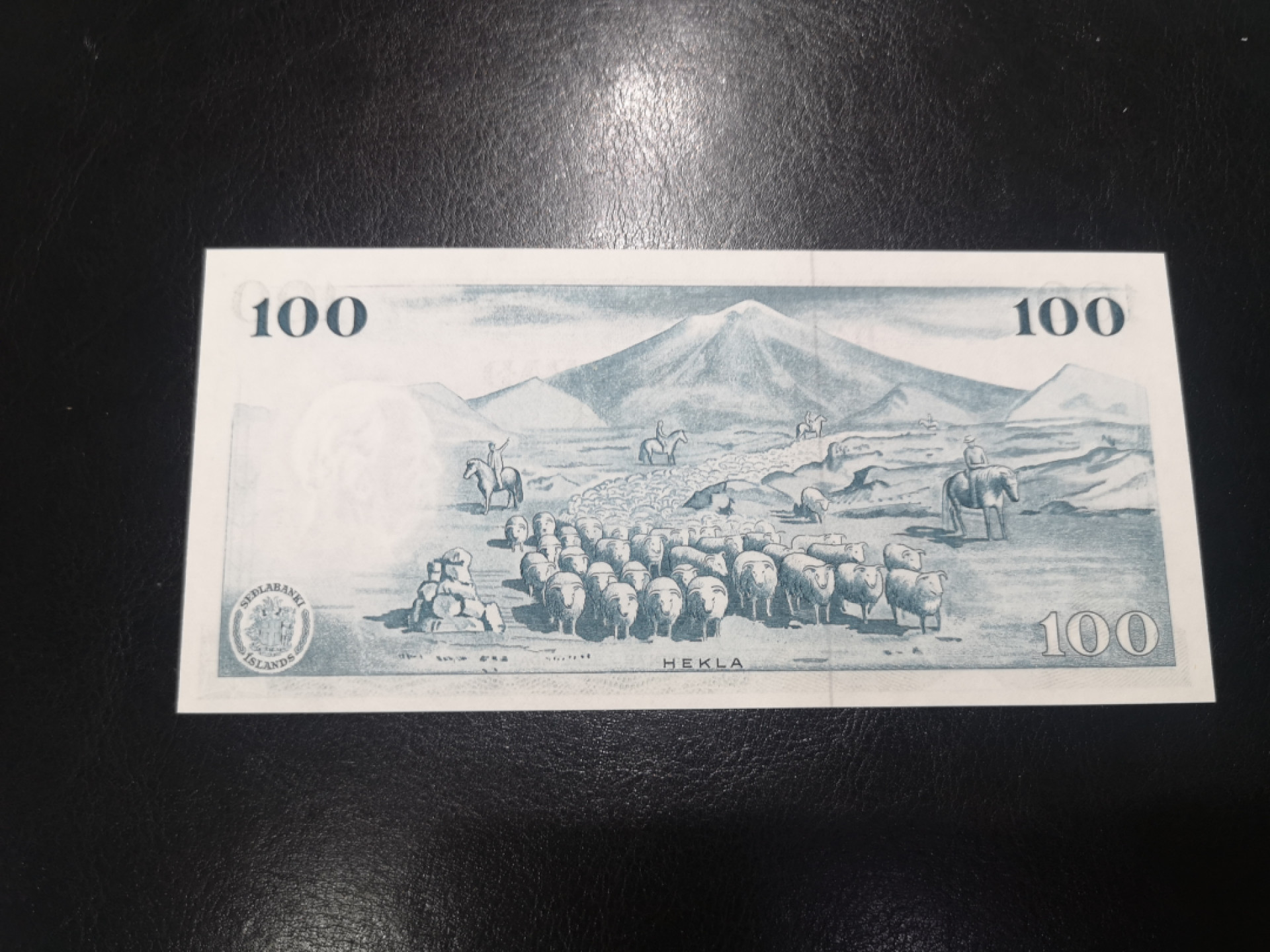 《外钞收藏家》第一百二十八期拍卖 1961年冰岛100克朗 全新UNC