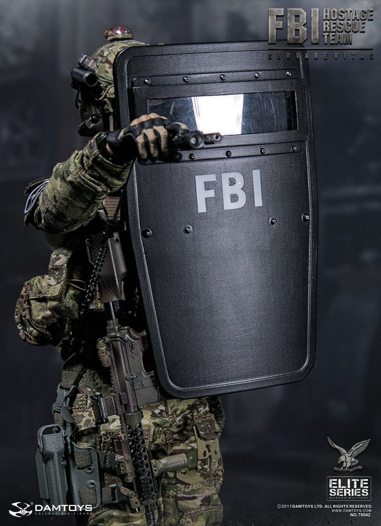 零元拍：DAMTOYS ：1/6 联邦调查局 人质救援小组/FBI HRT - 探员 78042，全新未拆。