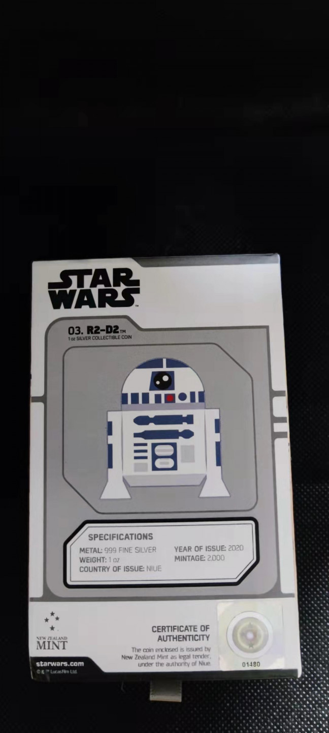随心拍&Getcoins】钱币拍卖第101期 chibi星球大战系列   R2-D2