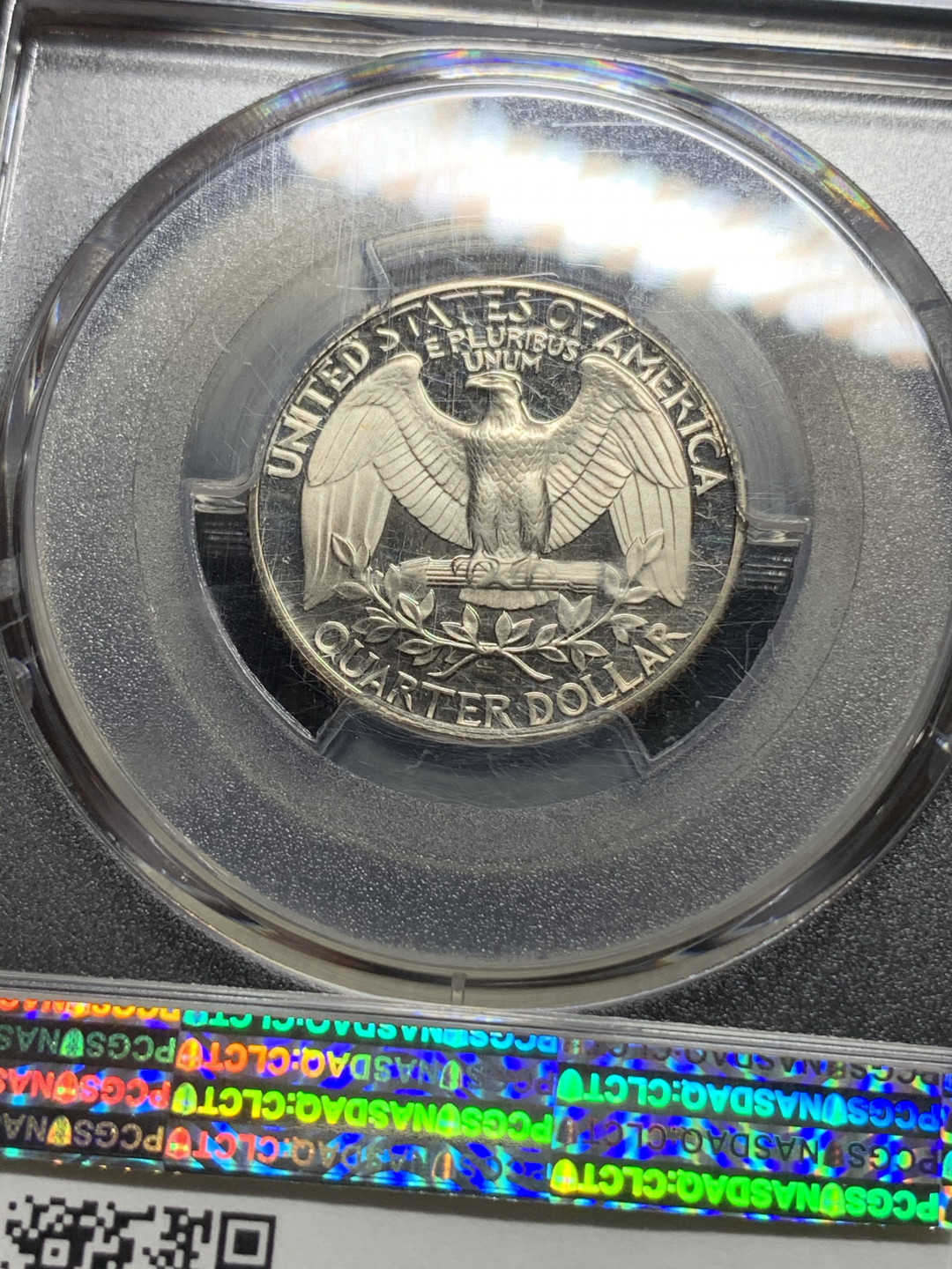 《竞宝斋》钱币微拍-第5场（0佣金包邮） PCGS-PR69 美国1988年25分精制币