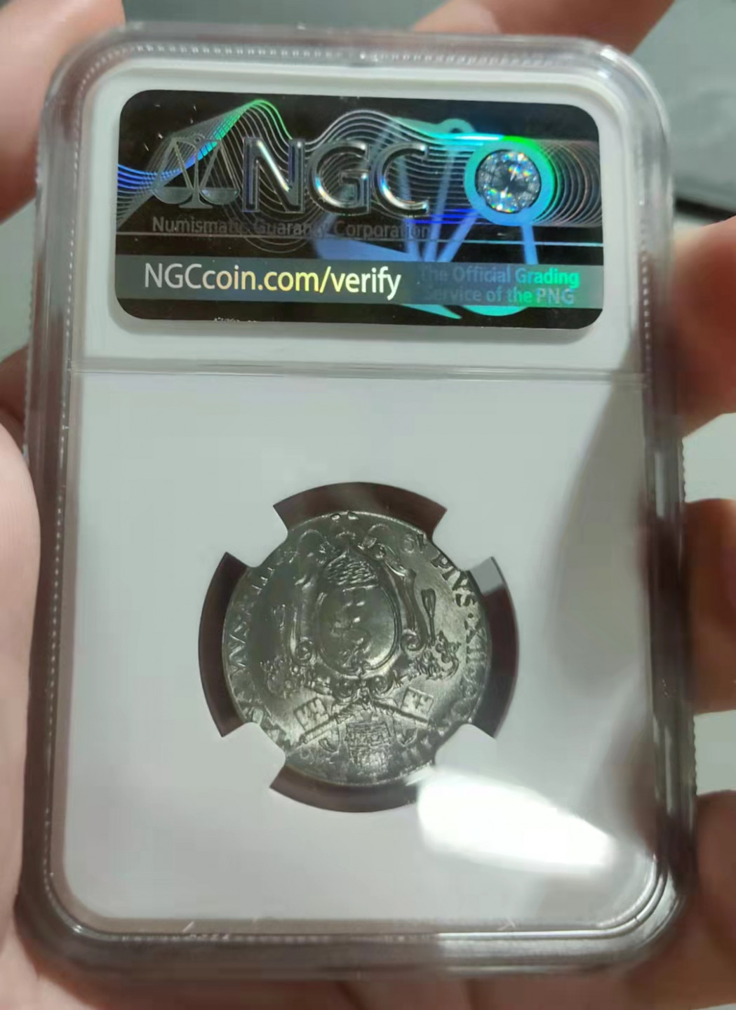 萌新换藏拍卖一 ngc ms66 梵蒂冈1941年50分镍币（顶级分数）