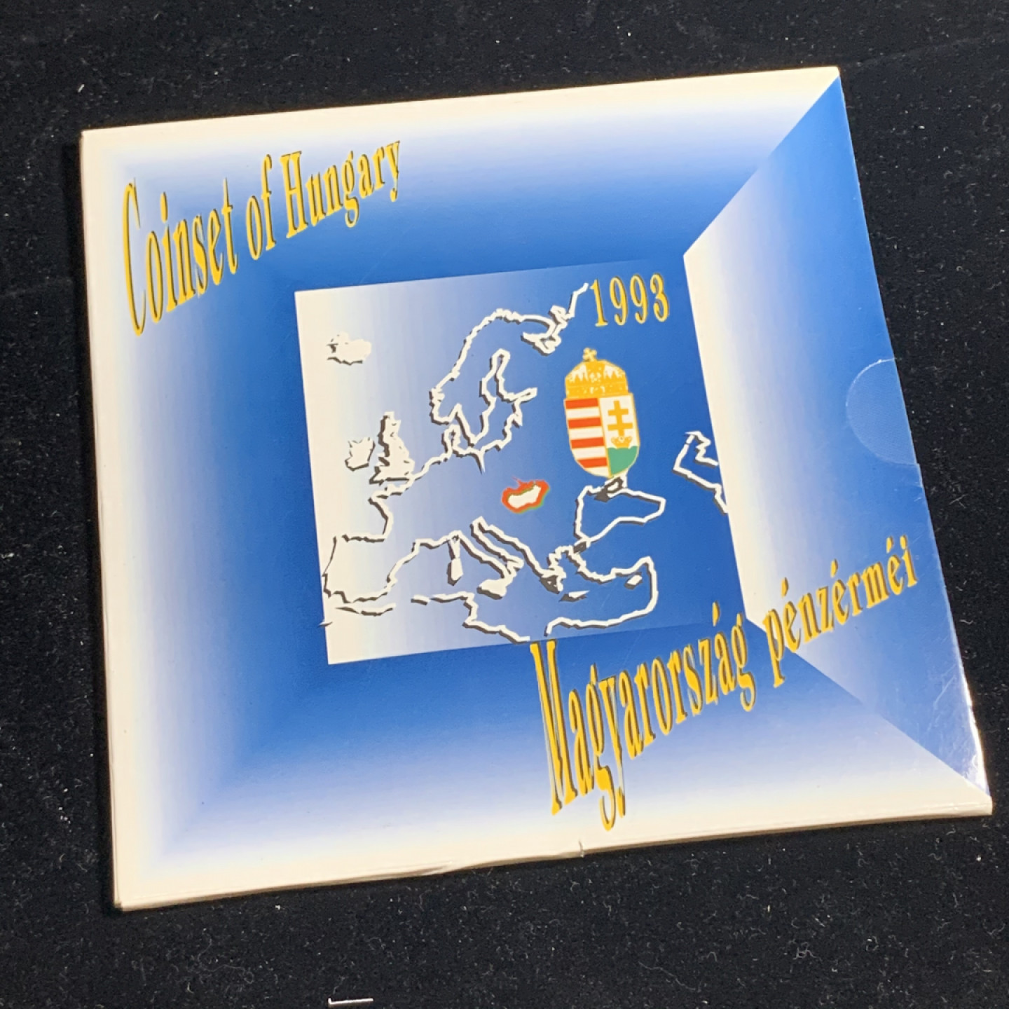 《竞宝斋》钱币微拍-第5场（0佣金包邮） 原装匈牙利 1993年卡装精制PROOF套币11枚 200福林是银币 稀少