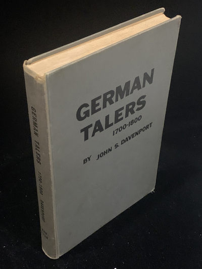 《竞宝斋》钱币微拍-第5场（0佣金包邮） - 1958年发行 精装本（收藏书）达文波特 德国泰勒1700-1800目录 厚达416页