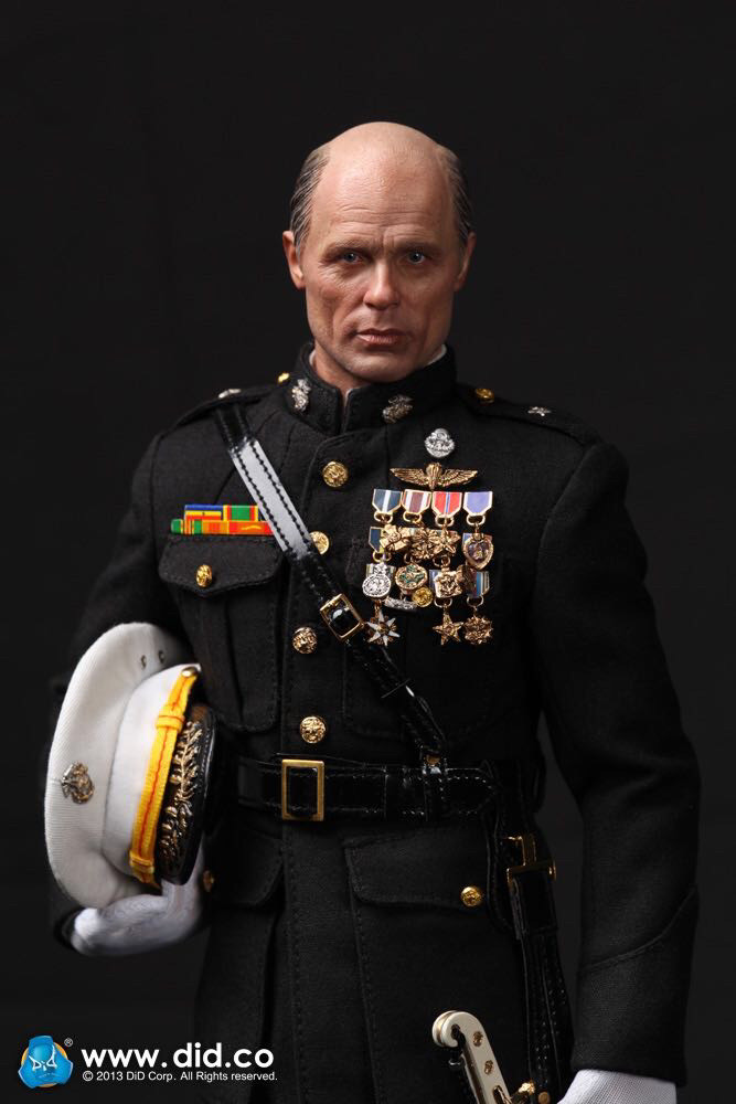 零元拍：DID：80092 1/6 USMC -弗兰克将军 （石破天惊 - 汉默将军）全新未拆