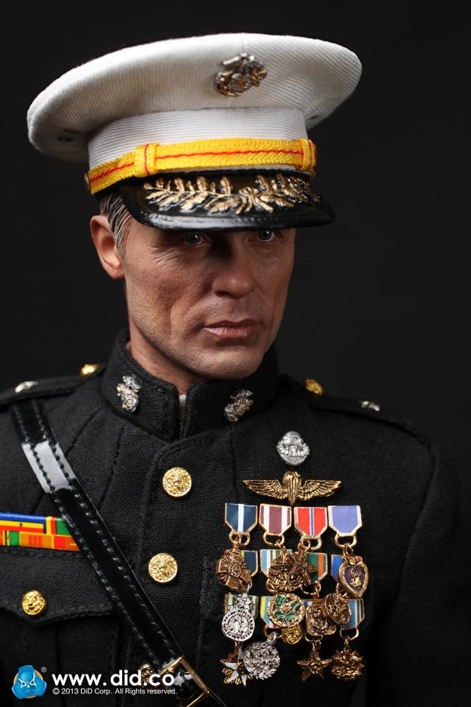 零元拍：DID：80092 1/6 USMC -弗兰克将军 （石破天惊 - 汉默将军）全新未拆