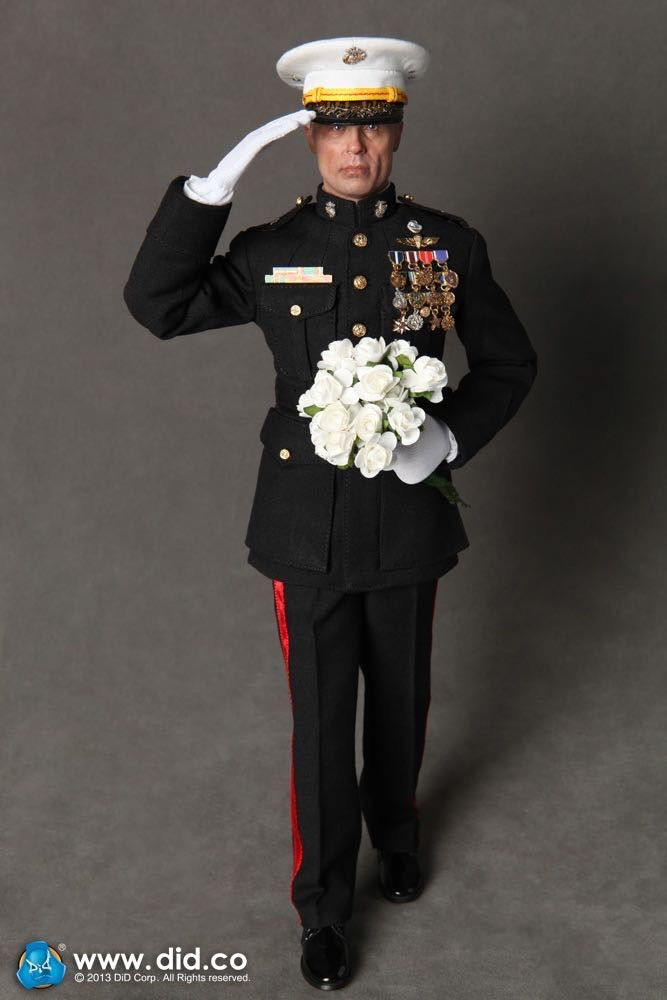 零元拍：DID：80092 1/6 USMC -弗兰克将军 （石破天惊 - 汉默将军）全新未拆