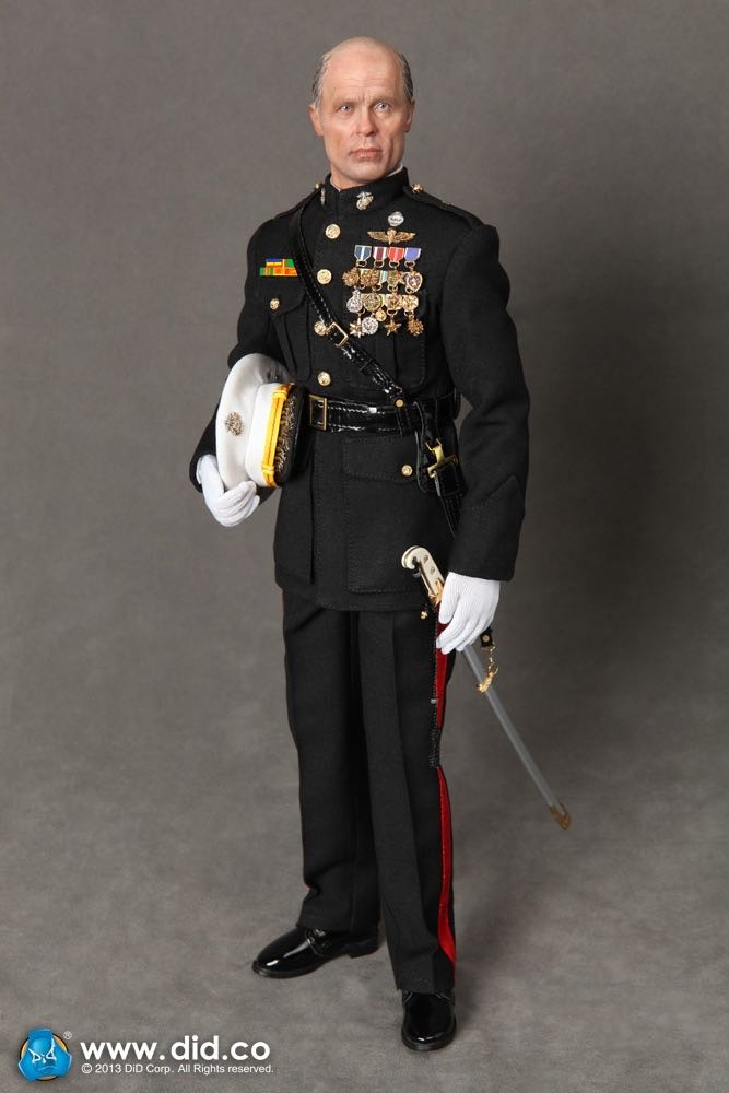 零元拍：DID：80092 1/6 USMC -弗兰克将军 （石破天惊 - 汉默将军）全新未拆
