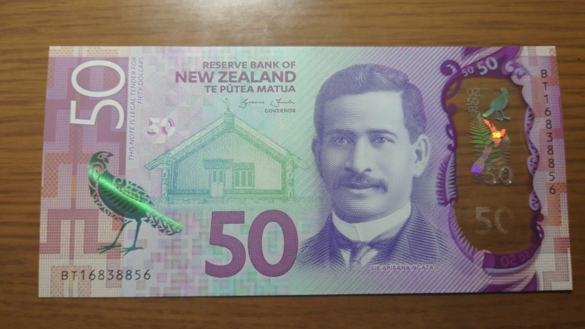 今晚八点半【囧羊收藏】精选微拍第38期暨2021年第二十九期 评级裸钞混合场 2016年新西兰50元塑料钞 全程无47尾号56 全新UNC