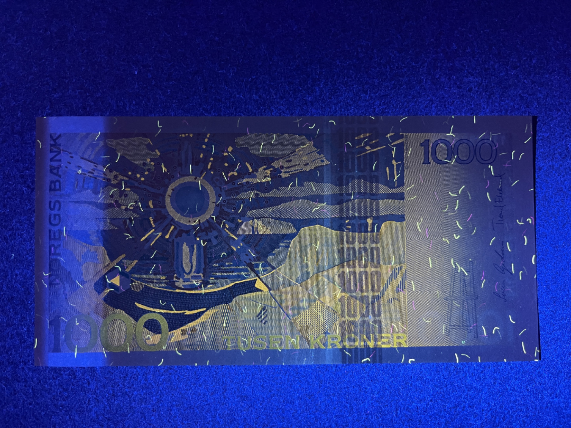 《张总收藏》37期—国庆精品 挪威1000克朗 UNC 2004年蒙克 非常好的品相 适合评级