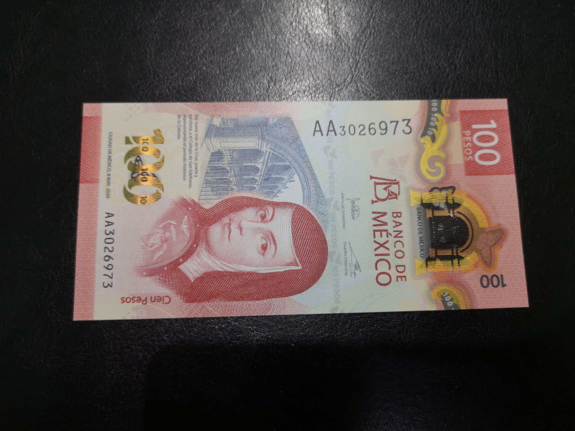 《外钞收藏家》第一百三十期拍卖 最新版墨西哥100 AA冠 全新UNC