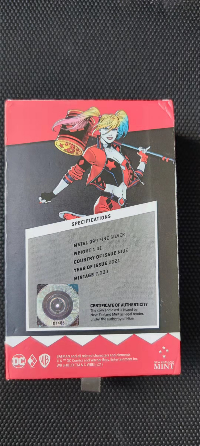 【随心拍&Getcoins】钱币拍卖第102期 chibiDC漫画系列   小丑女哈莉奎茵