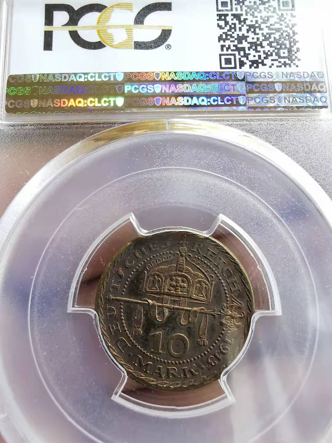 凡希社世界钱币微拍第一百七十二期 1913巴伐利亚哥茨10马克金币铜样PCGS-SP64