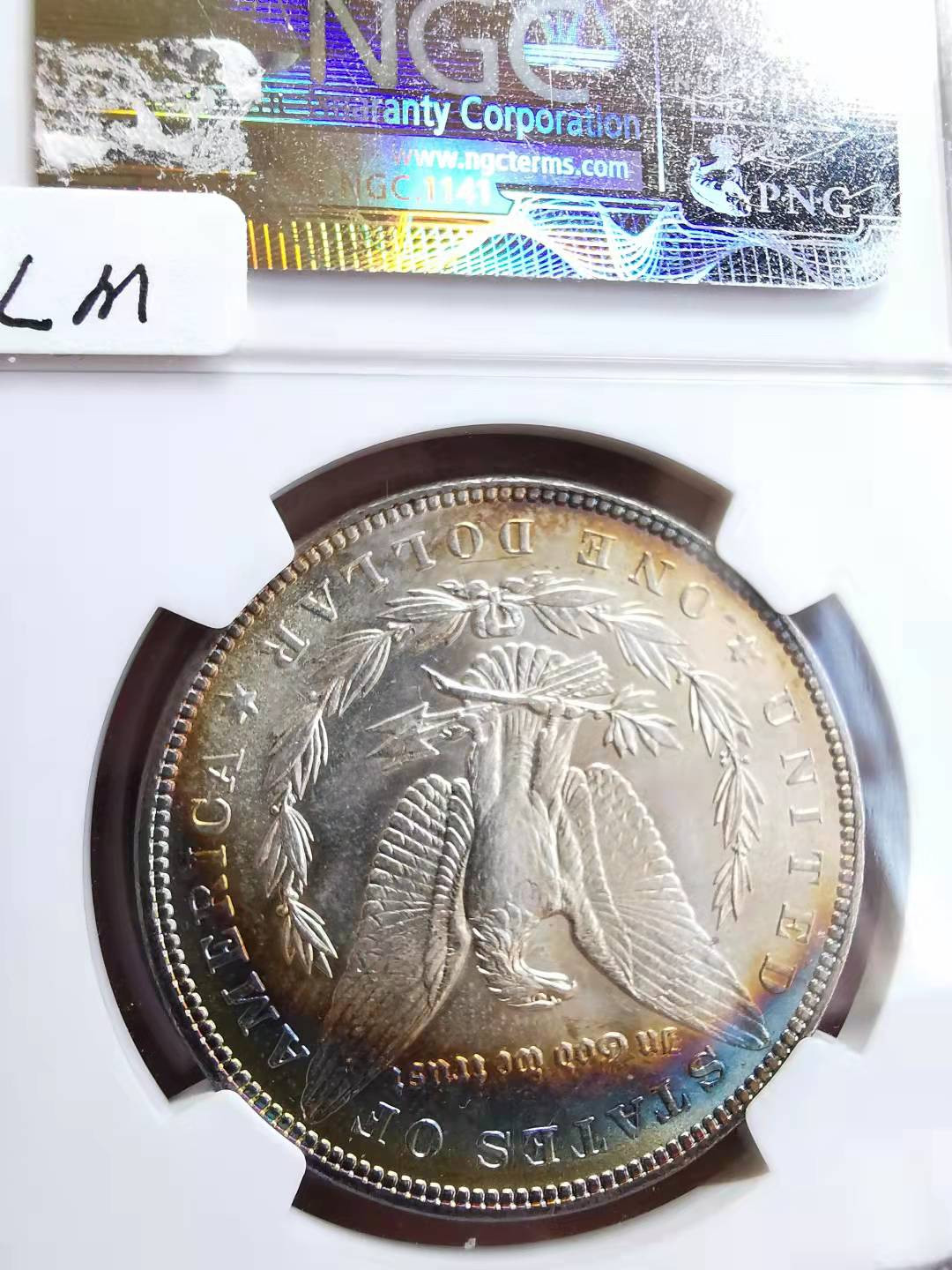 凡希社世界钱币微拍第一百七十二期 1887美国摩根壹圆NGC-MS64五彩！