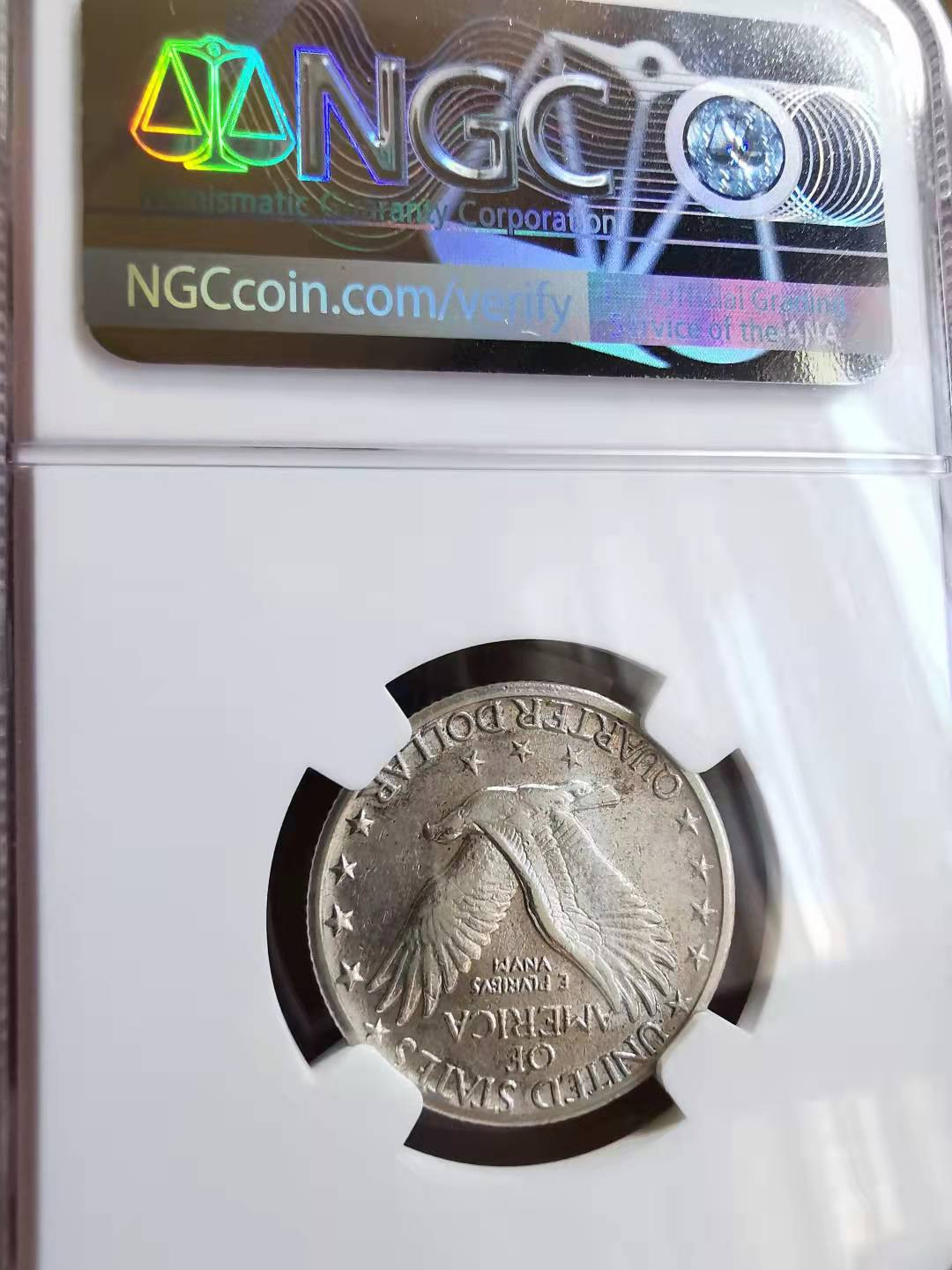 凡希社世界钱币微拍第一百七十二期 荐！1923S美国行走女神25美分银币NGC-AU53稀有年版！