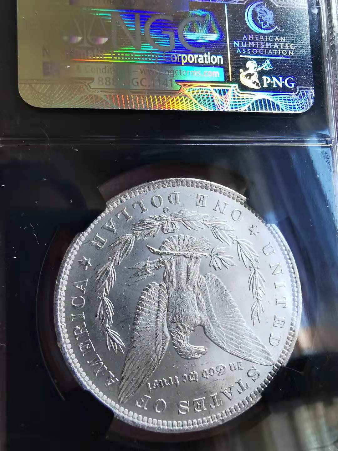 凡希社世界钱币微拍第一百七十二期 1885O美国摩根壹圆NGC-MS64