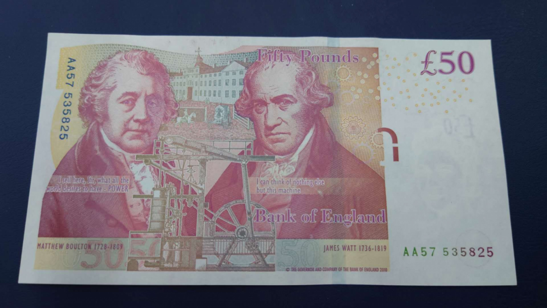 今晚八点半【囧羊收藏】精选微拍第38期暨2021年第二十九期 评级裸钞混合场 2010年英国F序列50镑 AA冠 全程无4号码全新UNC