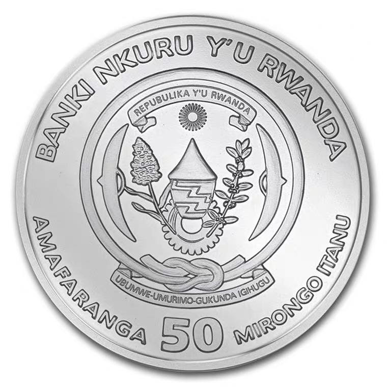 顺兴典藏金银币专拍场（收藏级） 2018年卢旺达生肖狗年银币 1盎司 德国铸币厂铸造