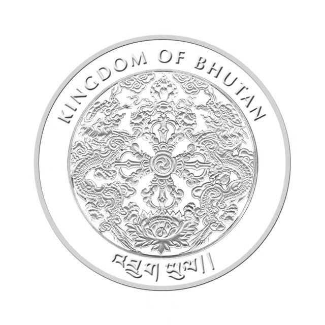 顺兴典藏金银币专拍场（收藏级） 2017年不丹国生肖鸡 鸡年银币（新加坡造） 1/2盎司