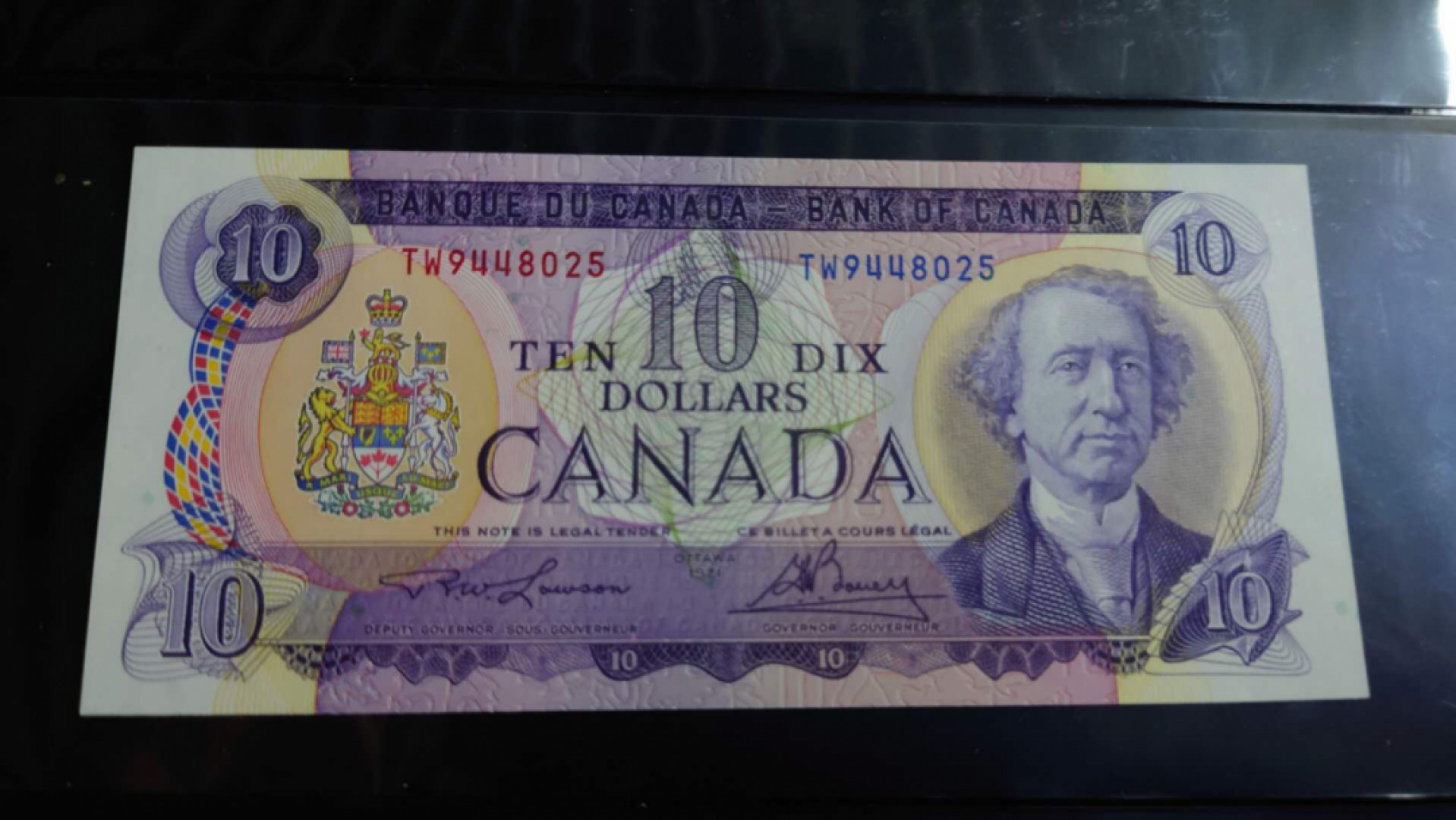 今晚八点半【囧羊收藏】精选微拍第38期暨2021年第二十九期 评级裸钞混合场 1971年加拿大10元 景观版全新UNC