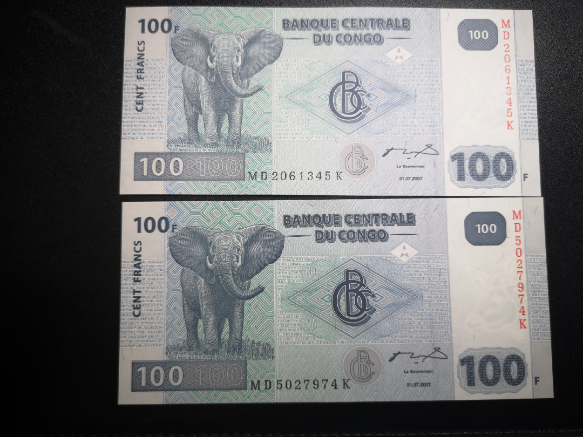 《外钞收藏家》金九银十双拍9号场（总133期）（本期72件） 刚果系列10张纸币 有的是两个年份版本 全新UNC