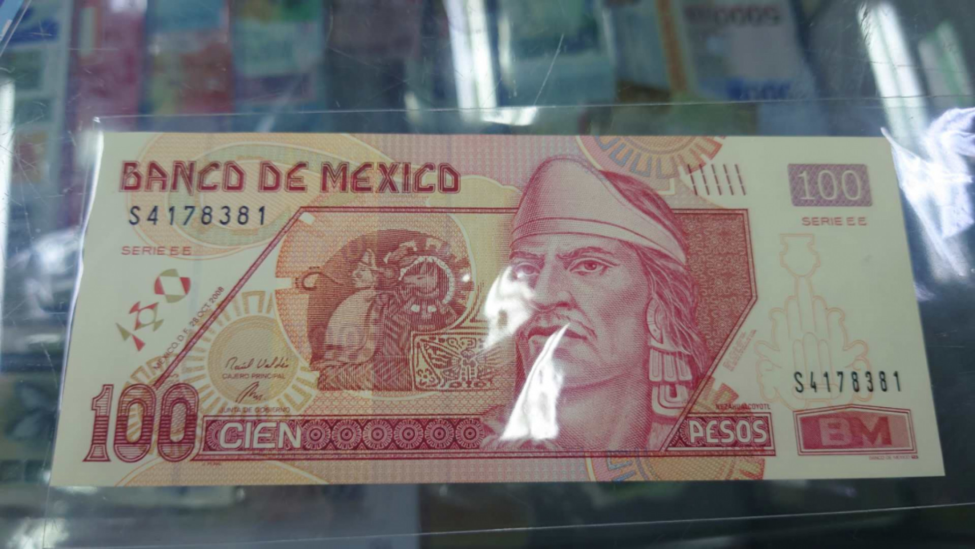 今晚八点半【囧羊收藏】精选微拍第38期暨2021年第二十九期 评级裸钞混合场 2008年墨西哥100元 全新UNC