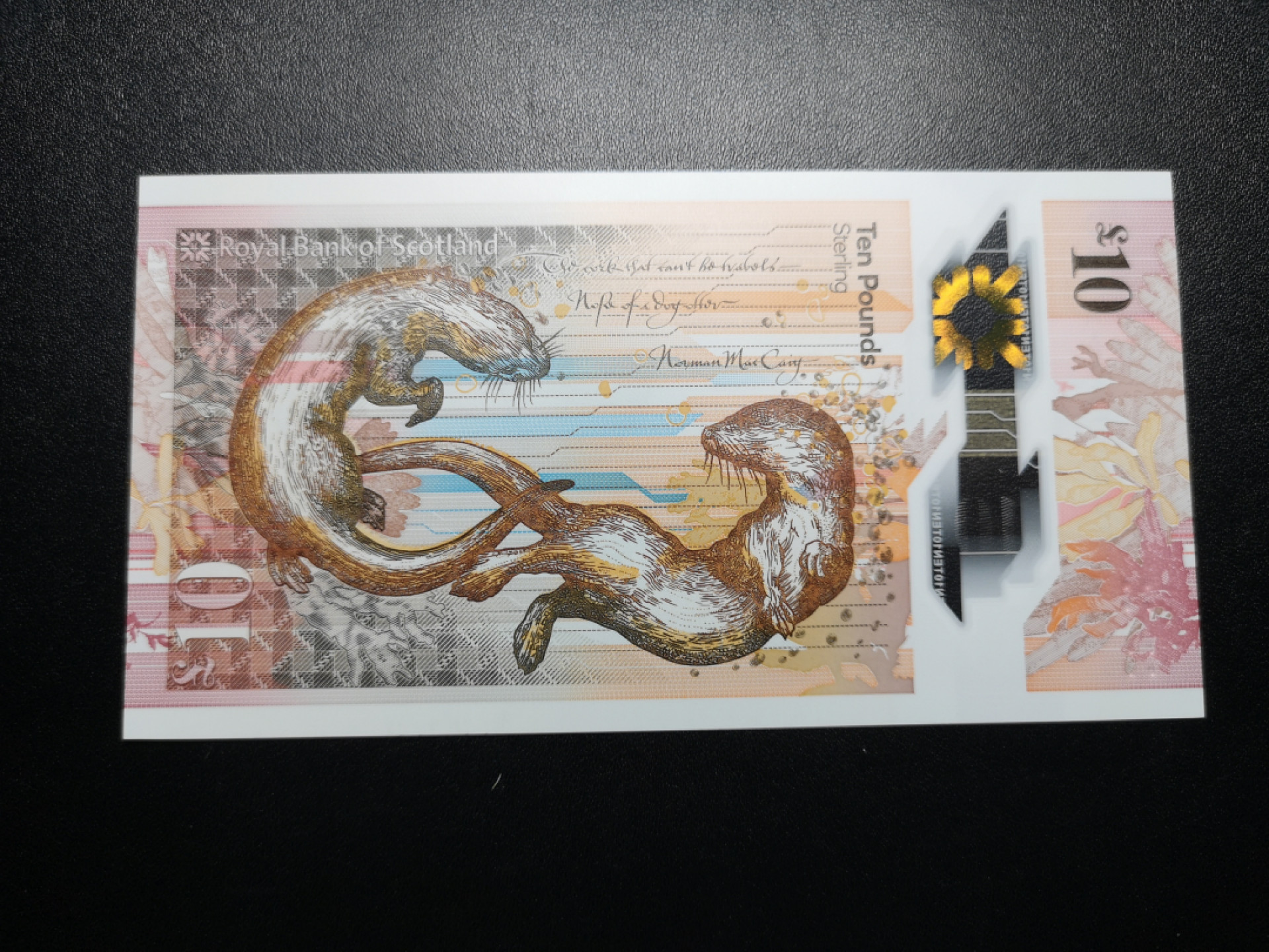 《外钞收藏家》金九银十双拍9号场（总133期）（本期72件） 2016年苏格兰皇家银行 10镑 AA冠首发冠 无47 靓号 全新UNC