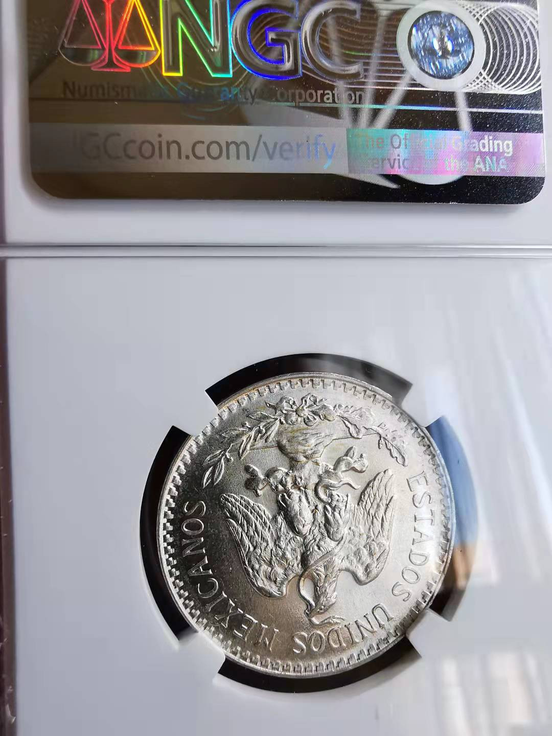 凡希社世界钱币副品交流自动拍⑤ 1935墨西哥50分银币NGC-MS66