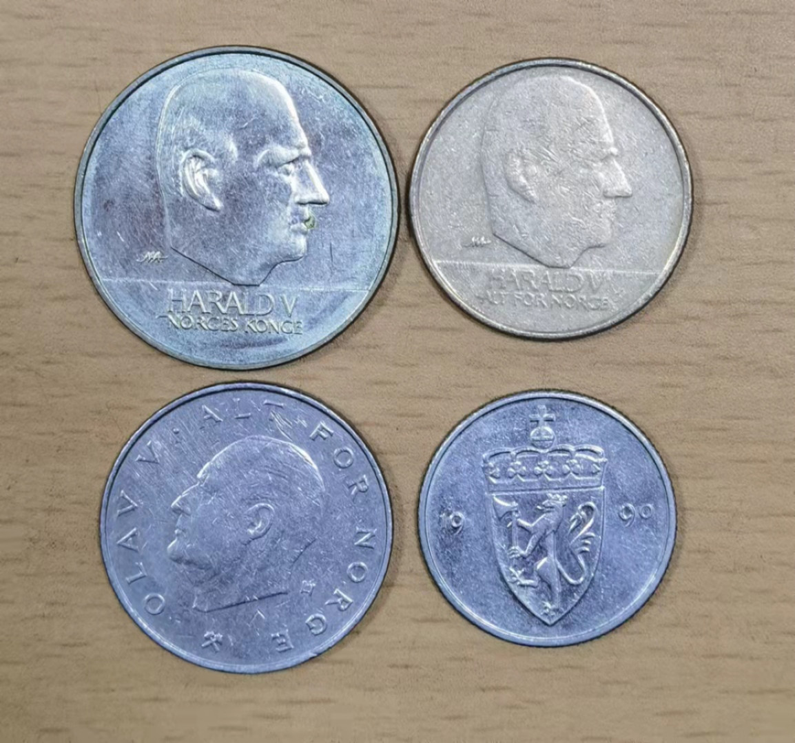 北京马甸外国币微拍第六十一期，非贵金属外国流通币，纪念币专场，陆续上新欢迎关注 挪威