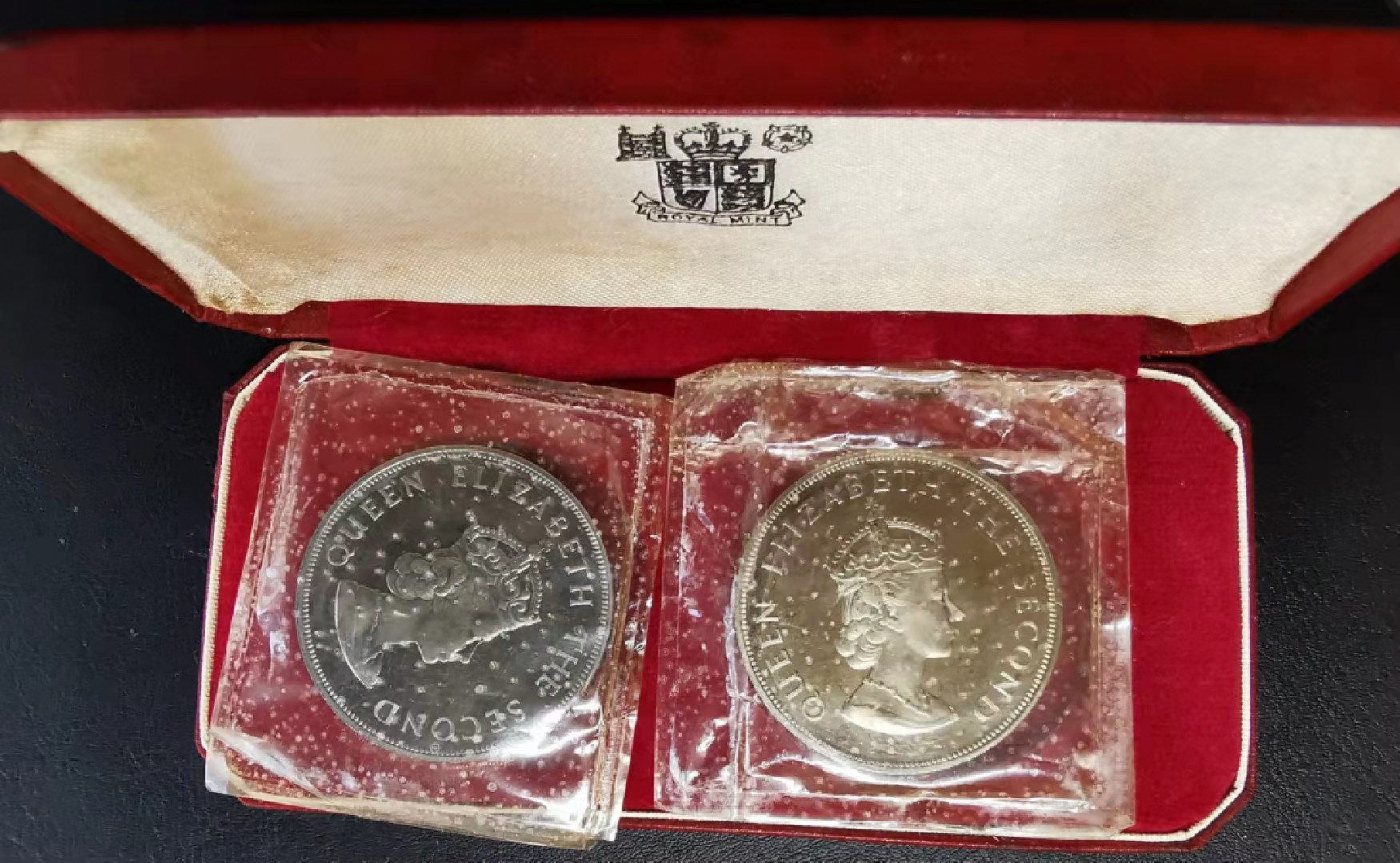 凡希社世界钱币副品交流自动拍⑤ 1966泽西伊丽莎白精铸PS两枚克朗