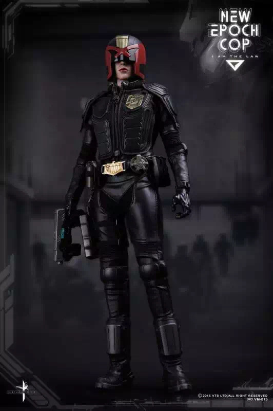 零元拍：VTS TOYS：1/6 新纪元女战警 特警判官/ NEW EPOCH COP (VM-013) 全新未拆。