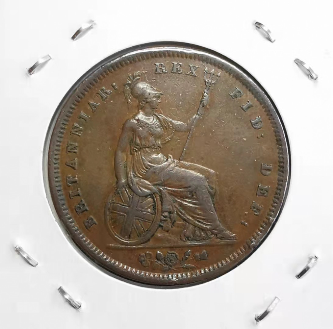 凡希社世界钱币副品交流自动拍⑤ 1834威廉四世便士XF