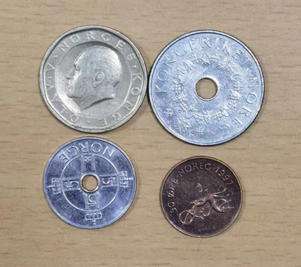 北京马甸外国币微拍第六十一期，非贵金属外国流通币，纪念币专场，陆续上新欢迎关注 挪威