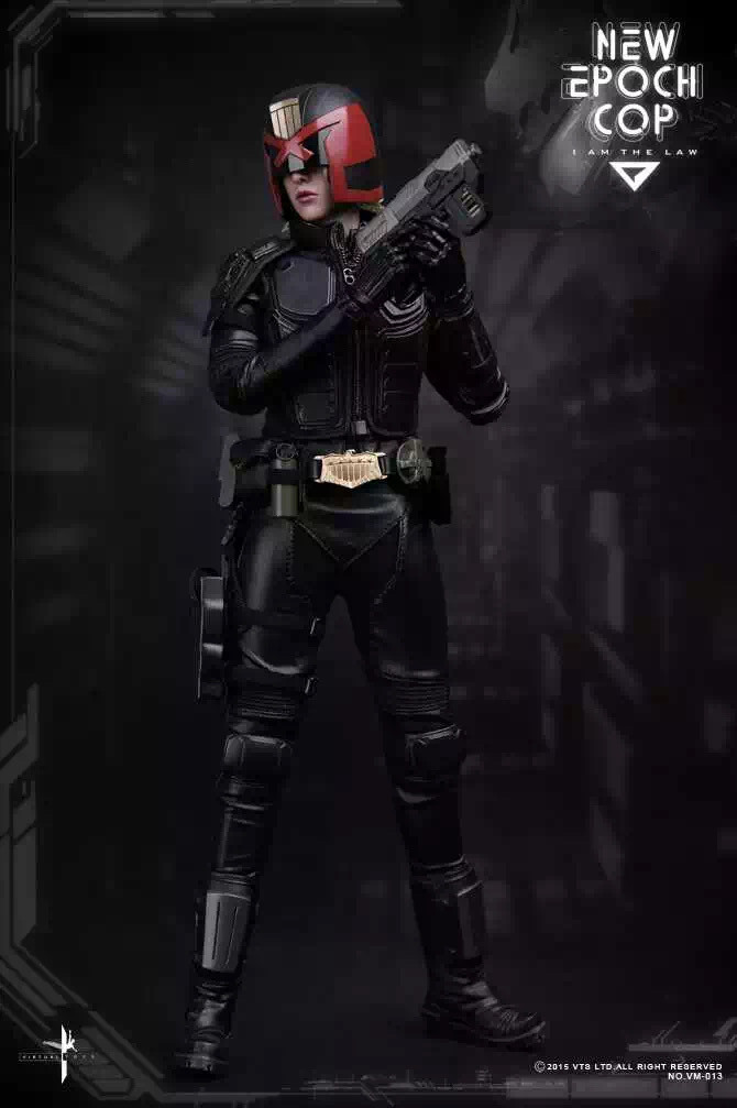 零元拍：VTS TOYS：1/6 新纪元女战警 特警判官/ NEW EPOCH COP (VM-013) 全新未拆。
