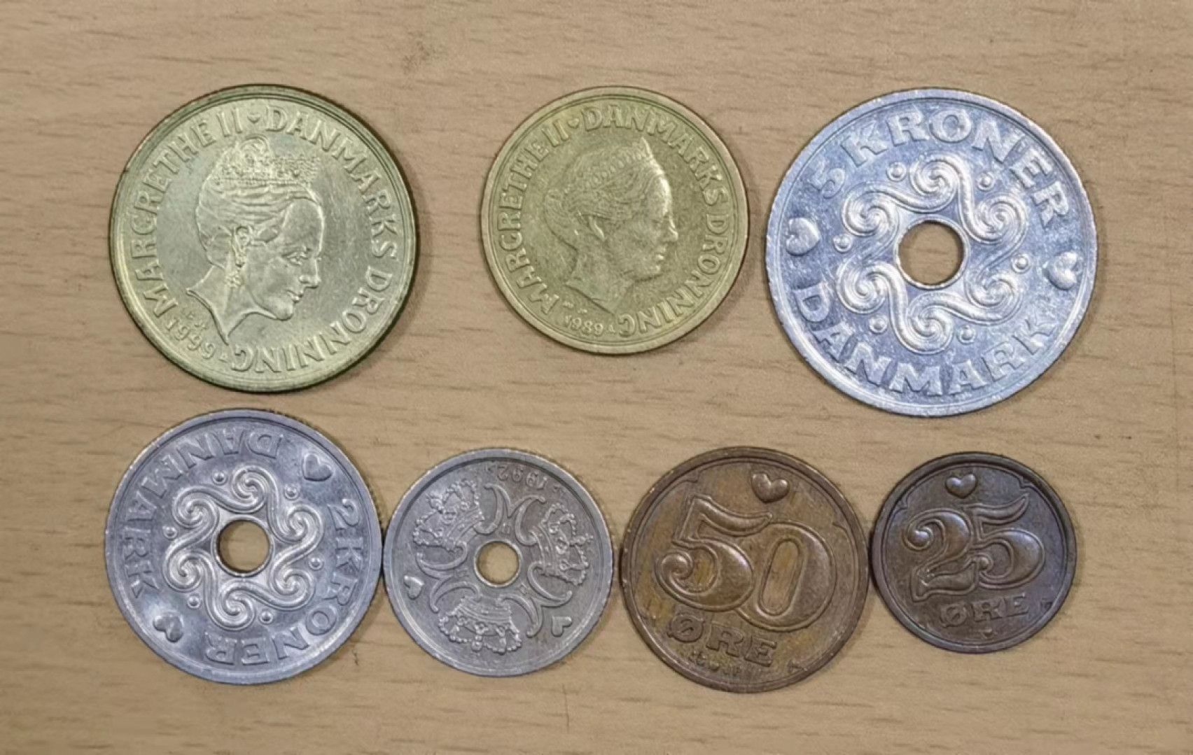 北京马甸外国币微拍第六十一期，非贵金属外国流通币，纪念币专场，陆续上新欢迎关注 丹麦
