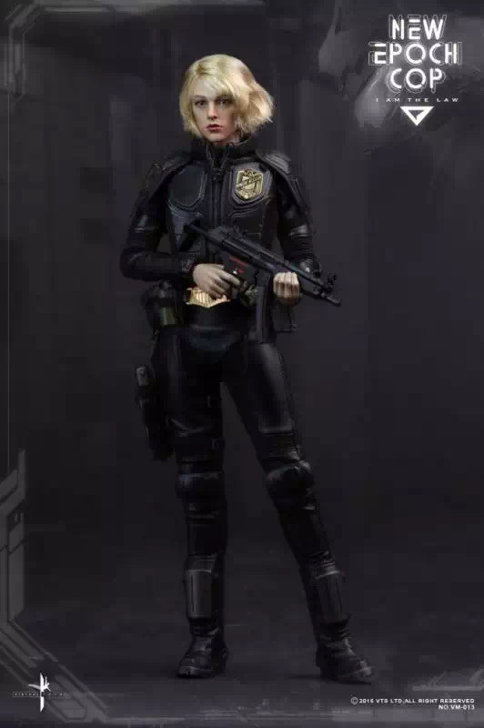 零元拍：VTS TOYS：1/6 新纪元女战警 特警判官/ NEW EPOCH COP (VM-013) 全新未拆。