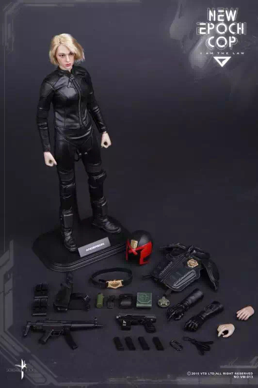 零元拍：VTS TOYS：1/6 新纪元女战警 特警判官/ NEW EPOCH COP (VM-013) 全新未拆。