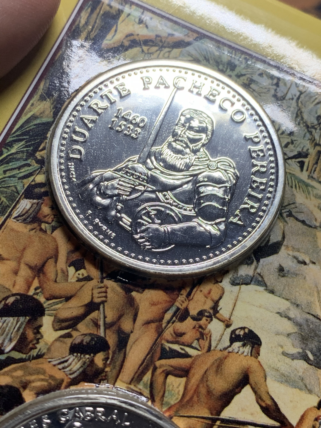 《竞宝斋》钱币微拍-第8场（不限金额顺丰包邮） 葡萄牙大航海 1999年 精制银币 4枚装 卡册完整 （每枚重26.5克 925银）共4枚